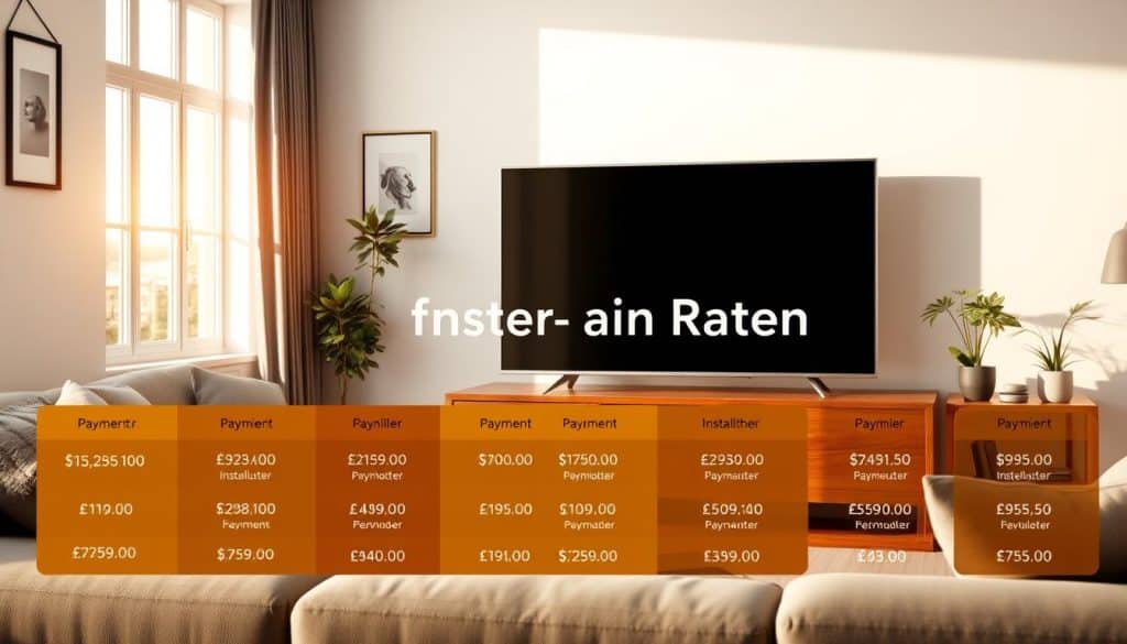 Fernseher auf Raten