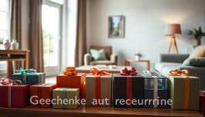 Geschenke auf Rechnung