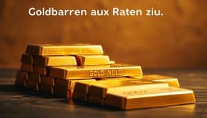 Goldbarren auf Raten kaufen