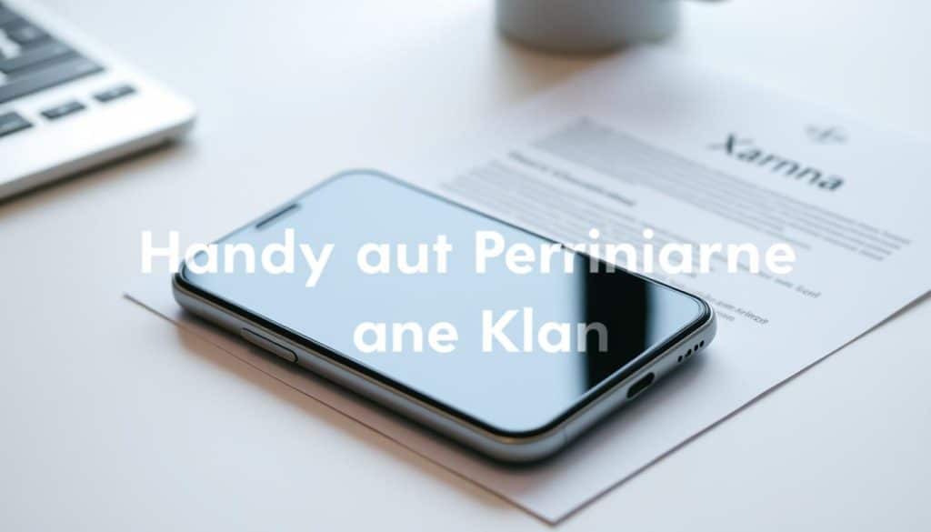 Handy auf Rechnung ohne Klarna