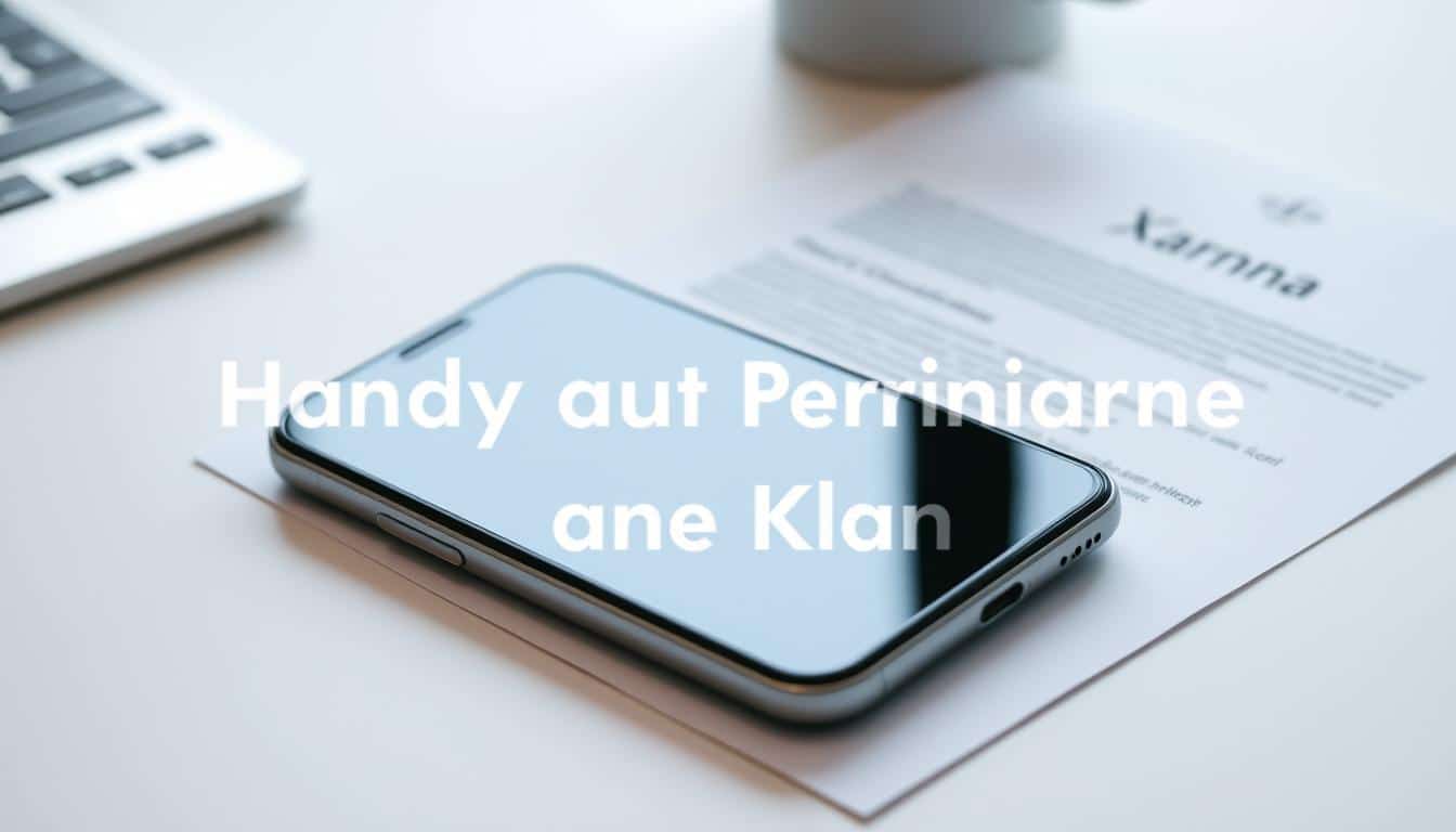 Handy auf Rechnung ohne Klarna