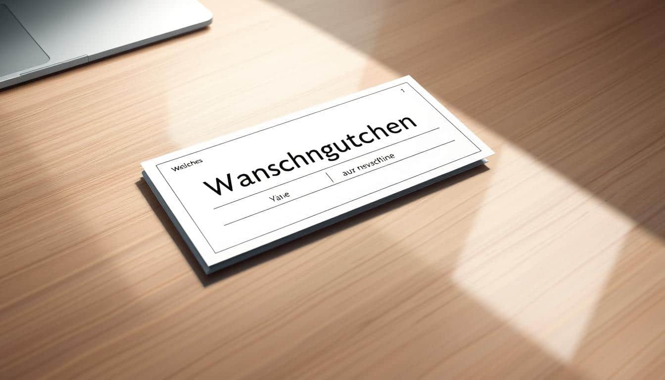 Wunschgutschein auf Rechnung