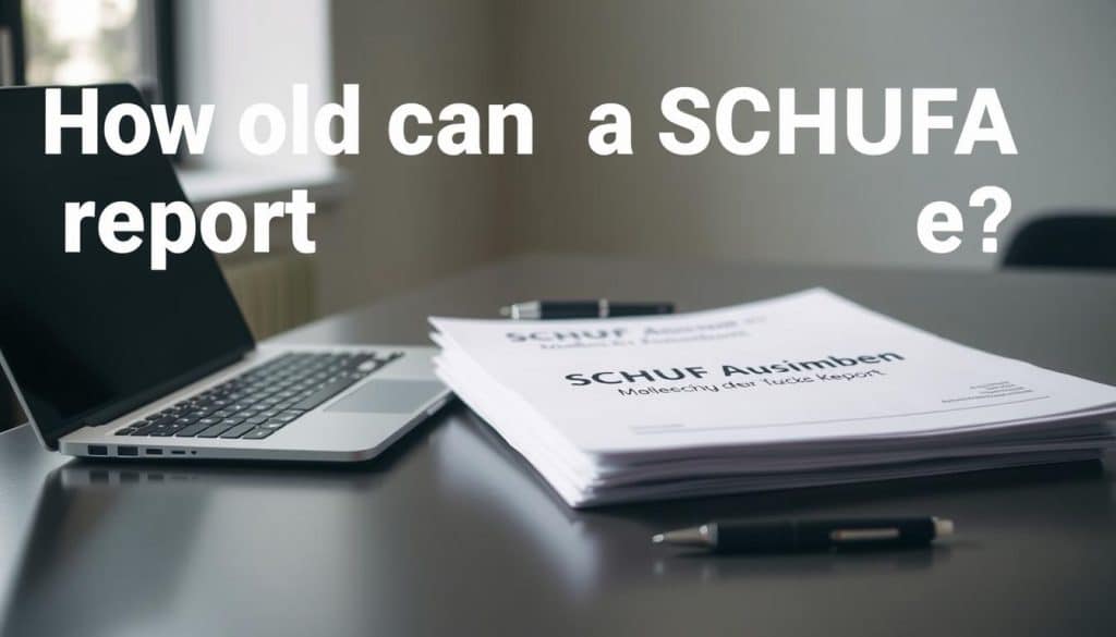 Wie alt darf eine Schufa Auskunft sein?