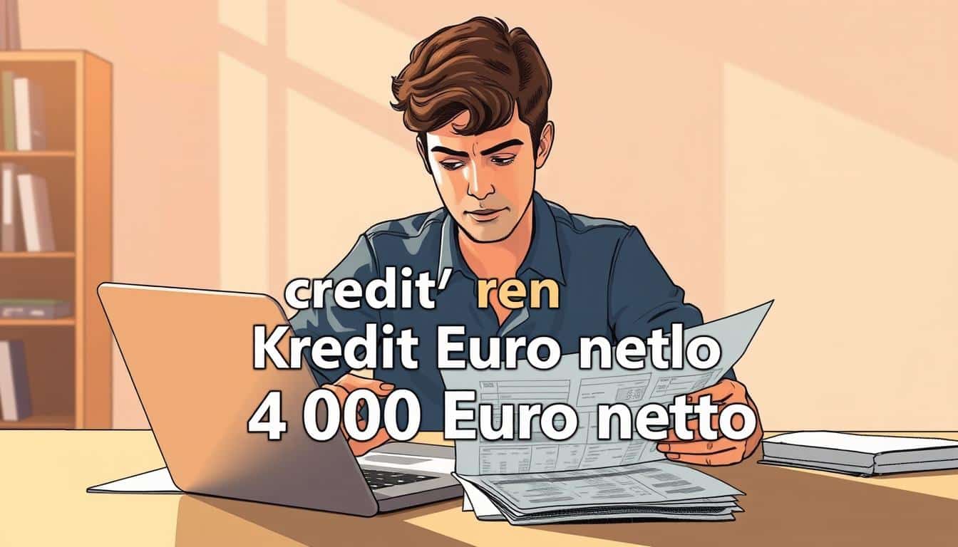 Wie viel Kredit bekomme ich bei 4000 Euro netto?