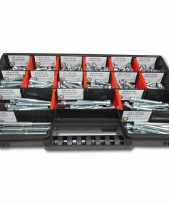 200 tlg Zylinderschrauben Sortiment M6 // 6mm-60mm Schrauben Set Schraubenbox DIN 912/ISO4762 Bolzen Vollgewindeschrauben Maschinenschrauben Gewindeschrauben Zylinderkopfschrauben