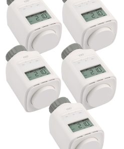 5 Stück IOIO HT 2000 Elektronischer Thermostat Heizkörperthermostat spart bis 30% Heizkosten