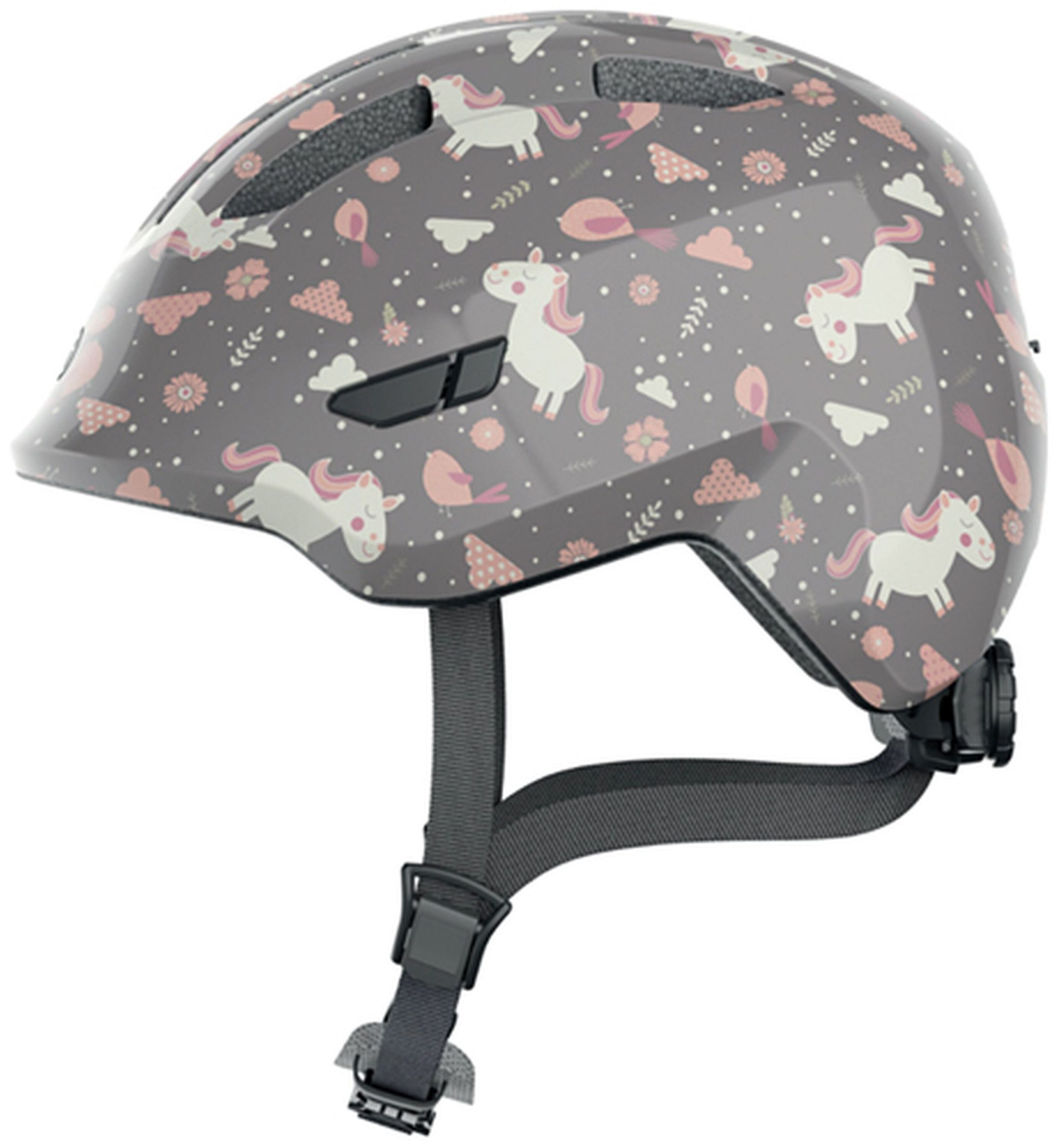 ABUS Kinder-Freizeithelm "Smiley 3.0" grey horse shiny