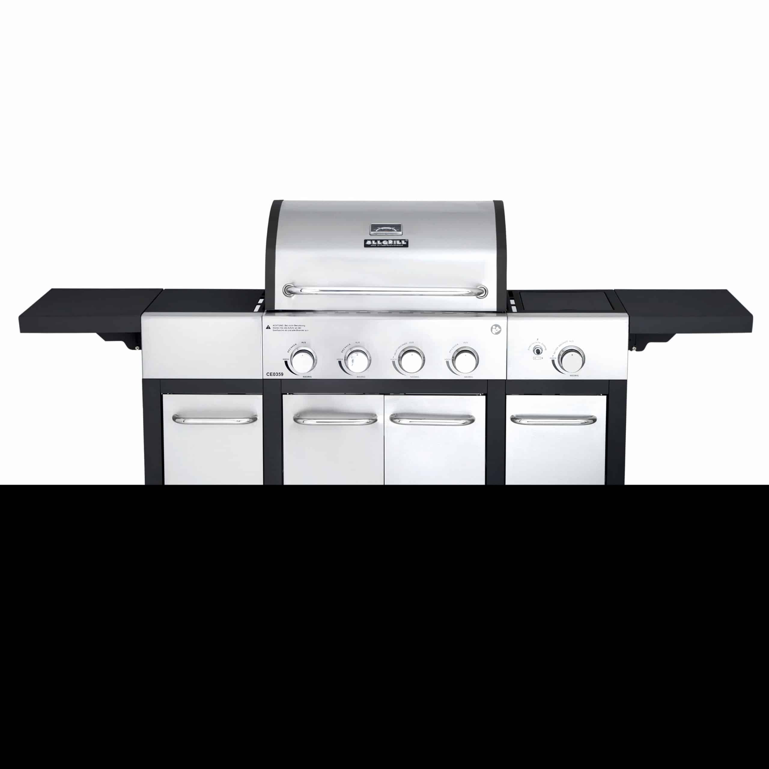 ALLGRILL Gasgrill MAJOR inkl. Seitentischen
