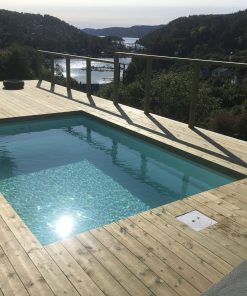 ARIEL 420 GFK-Polyester (GFK) Pool Komplett Set