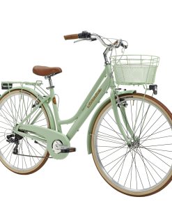 Adriatica Cityfahrrad 28 Zoll RETRO Lady Grün inkl. Korb