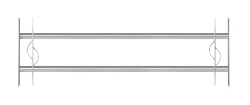 Alberts Fenstergitter Secorino Style 1000 - 1500 x 300 mm Ausziehgitter