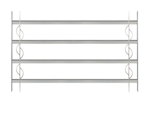 Alberts Fenstergitter Secorino Style 1000 - 1500 x 600 mm Ausziehgitter