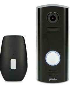 Alecto DVC600IP - WLAN-Türklingel mit Kamera - Schwarz
