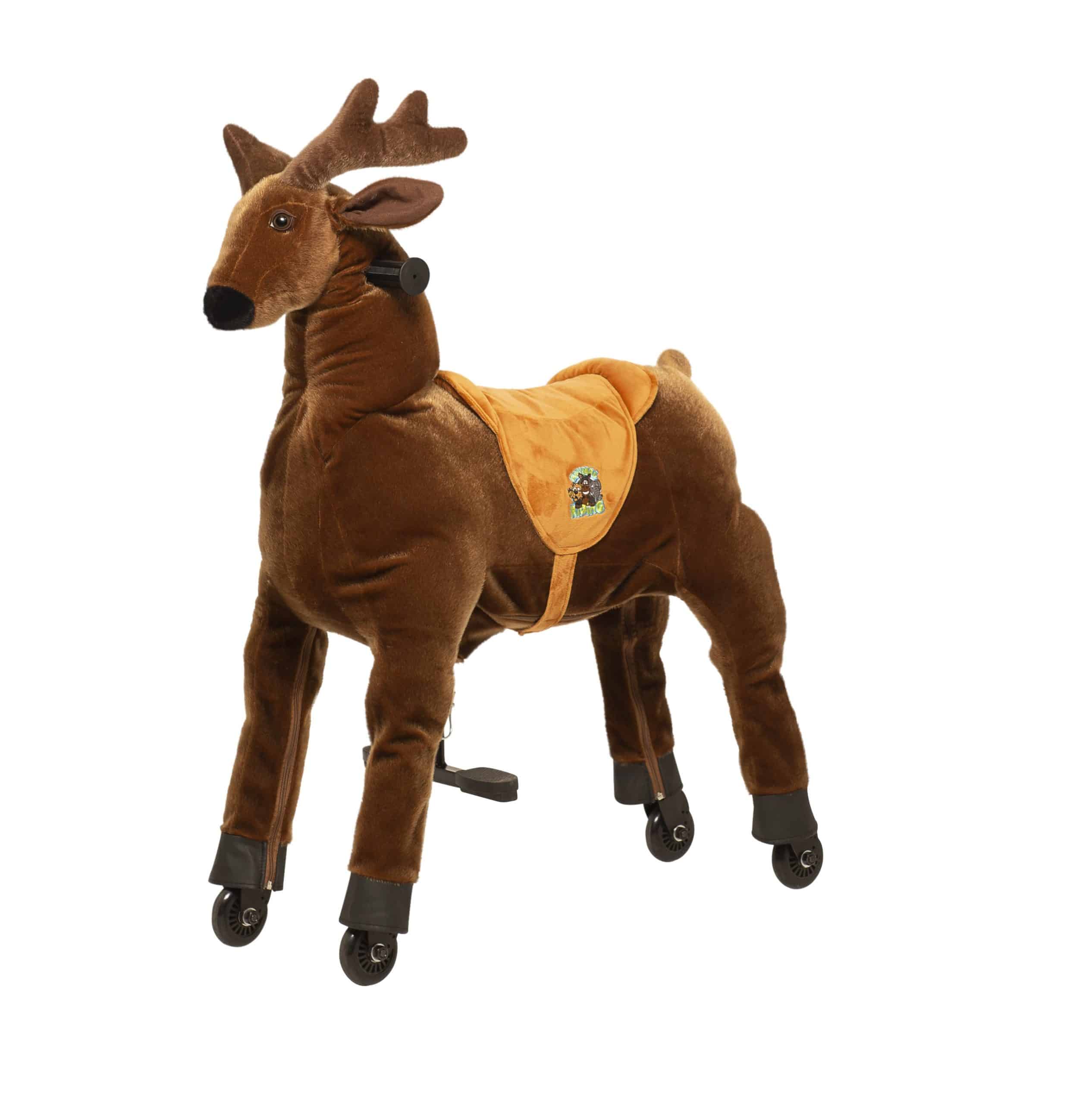 Animal Riding Reittier Elch Rudi X-Large Kinder 8-12 Jahre braun SattelhÃ?¶he 80cm
