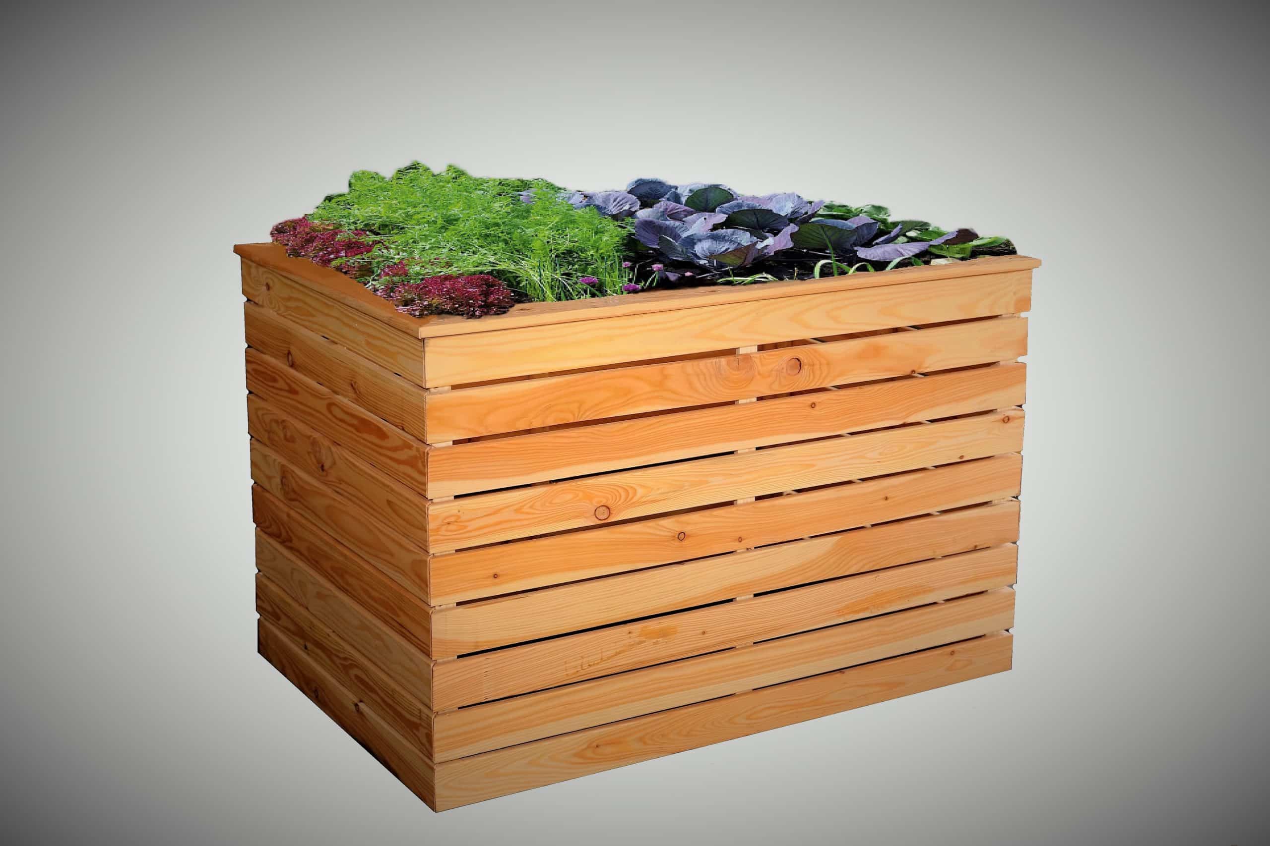 Apila Hochbeet 11 IRENA 100x70x72 cm Lärchenholz Bausatz vormontiert