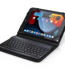 Aplic Bluetooth-Tastatur inkl. Kunstledercase für 9-10 Tablets ideal für den mobilen Transport