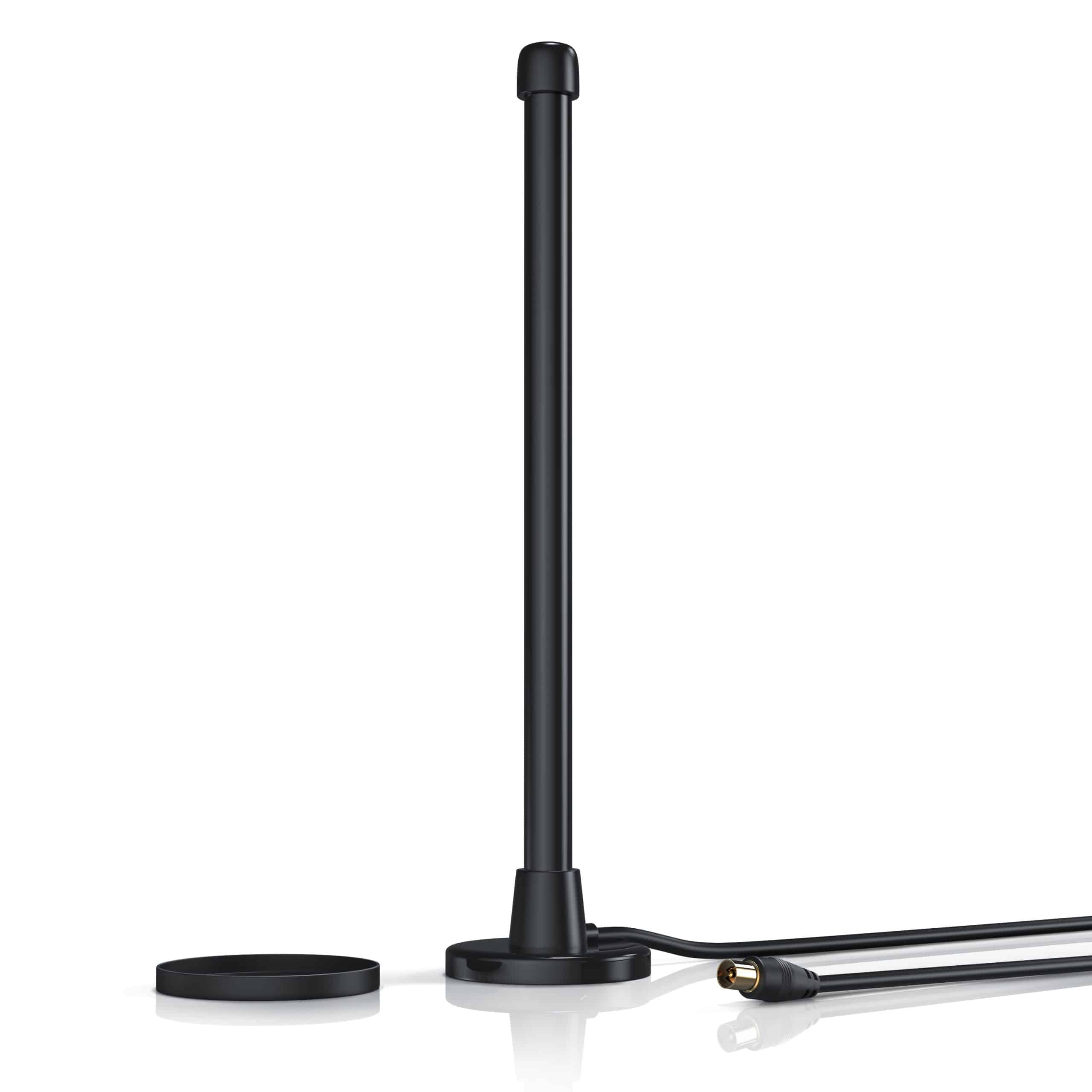 Aplic DVB-T2 digitale Stabantenne mit stabilem Magnetfuß bis zu 6 dBi / hohe Empfangsleistung