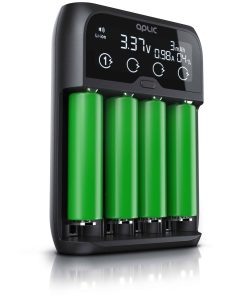 Aplic Universal Akku Ladegerät mit LCD Display für Li-ion