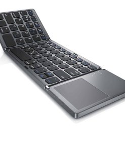 Aplic faltbare Mini Bluetooth Tastatur mit Touchpad - faltbares Keyboard im Super Slim Design
