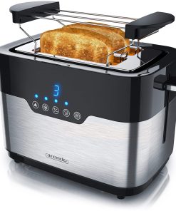 Arendo 2-Scheiben Toaster MORGEN Edelstahl