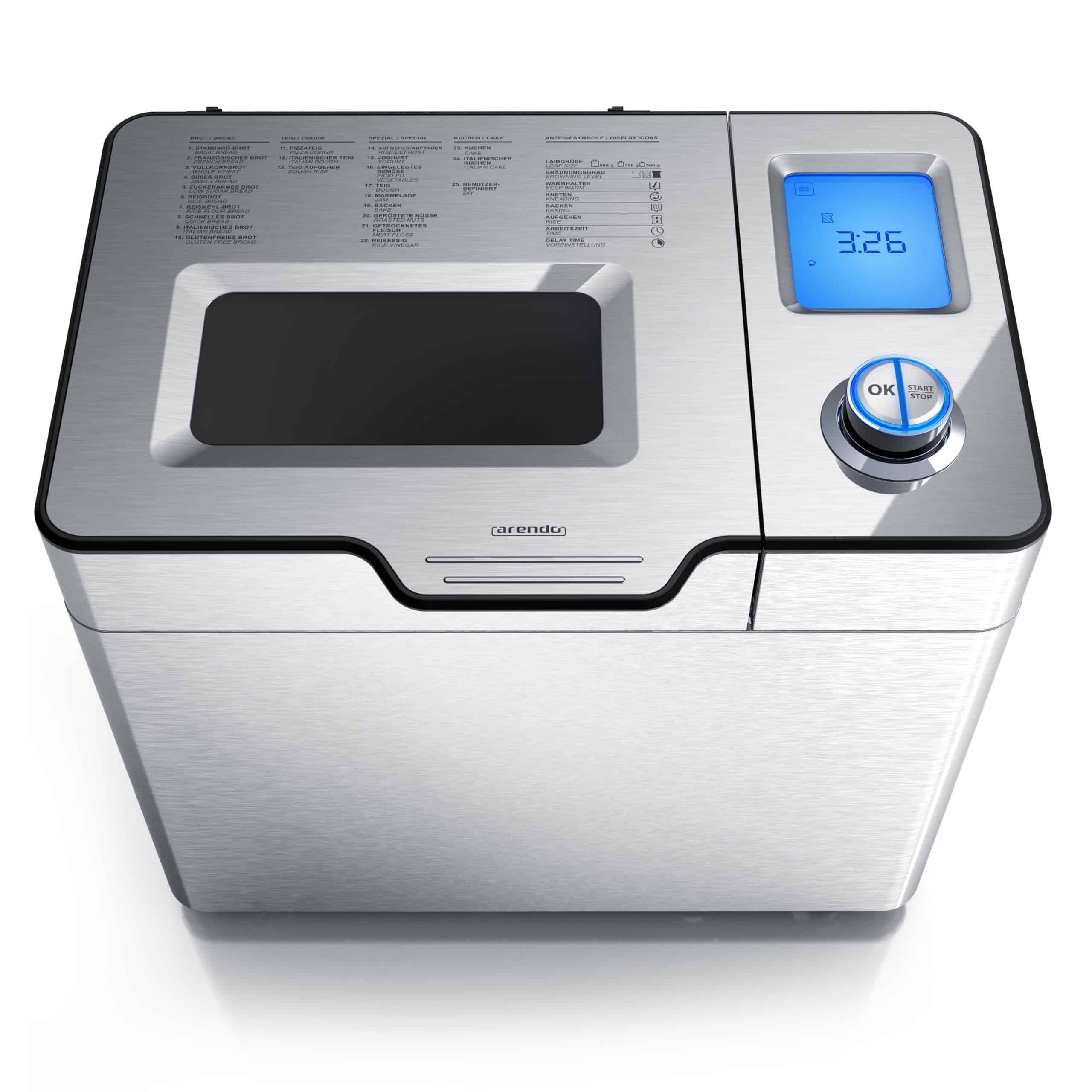 Arendo Brotbackautomat 550W