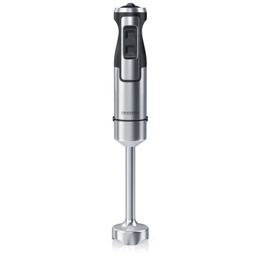 Arendo Edelstahl Stabmixer 1000 Watt Pürierstab - Handmixer - stufenlose Regelung  silber/schwarz