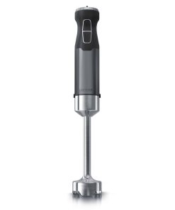 Arendo Edelstahl Stabmixer in grau Handmixer - Pürierstab - stufenlose Regelung