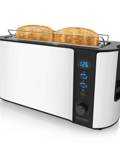 Arendo Langschlitz Toaster für 2 Scheiben