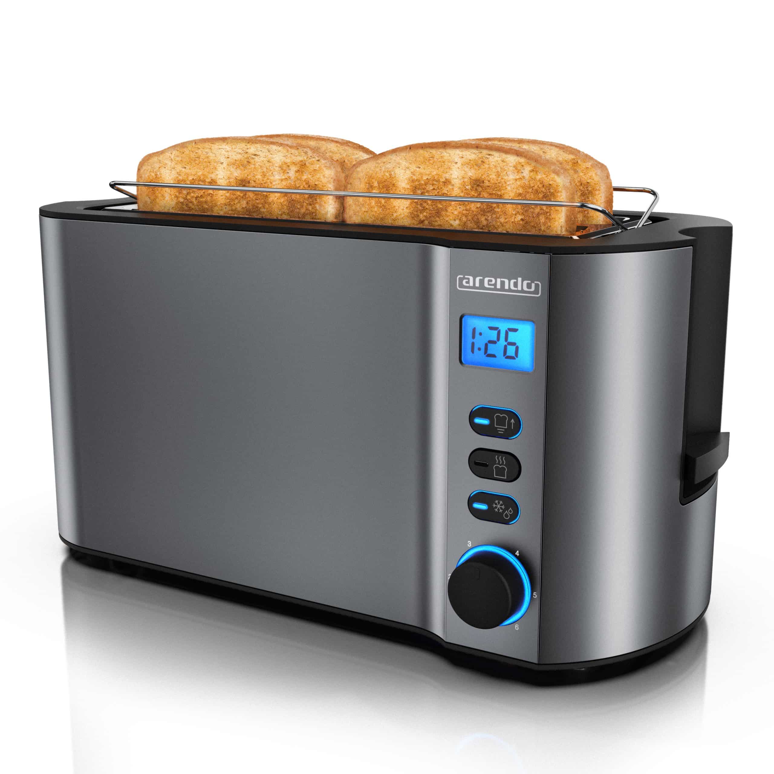 Arendo Langschlitztoaster 4 Scheiben