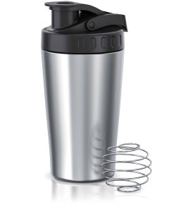 Arendo Protein Shaker Edelstahl 500 ml