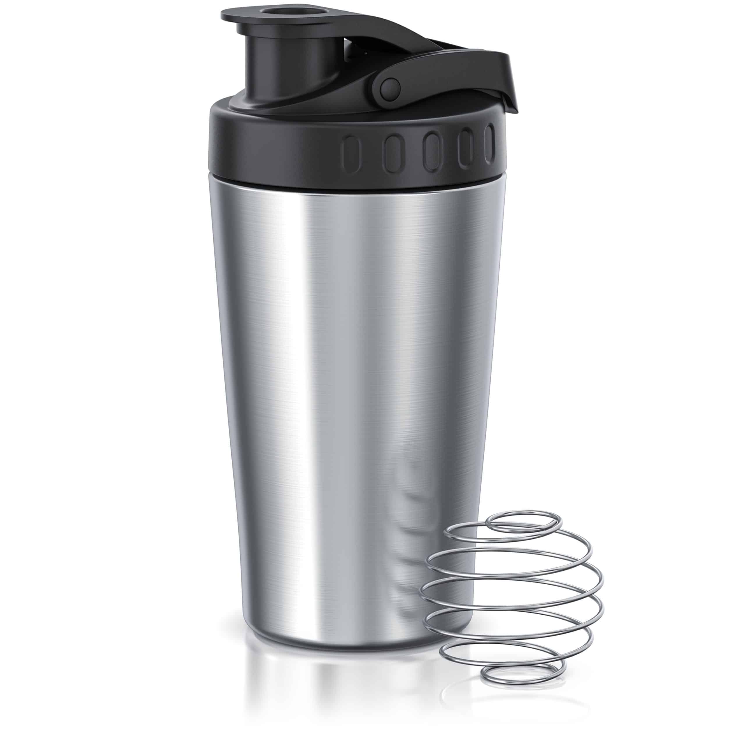 Arendo Protein Shaker Edelstahl 500 ml
