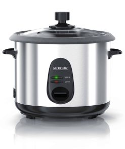 Arendo Reiskocher elektrisch mit Warmhaltefunktion