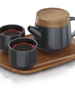 Arendo Teeservice Keramik Teekannen Set 0