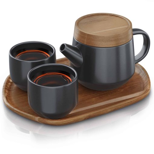 Arendo Teeservice Keramik Teekannen Set 0