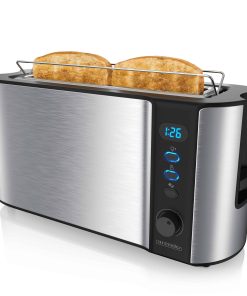 Arendo Toaster Langschlitz für 2 Scheiben