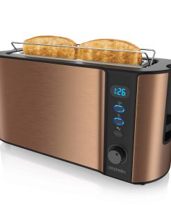 Arendo Toaster Langschlitz für 2 Scheiben