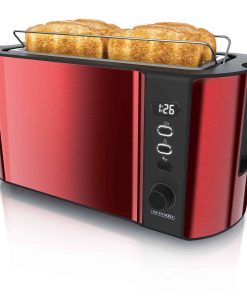 Arendo Toaster Langschlitz mit Display