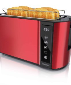 Arendo Toaster Wärmeisoliertes Doppelwandgehäuse