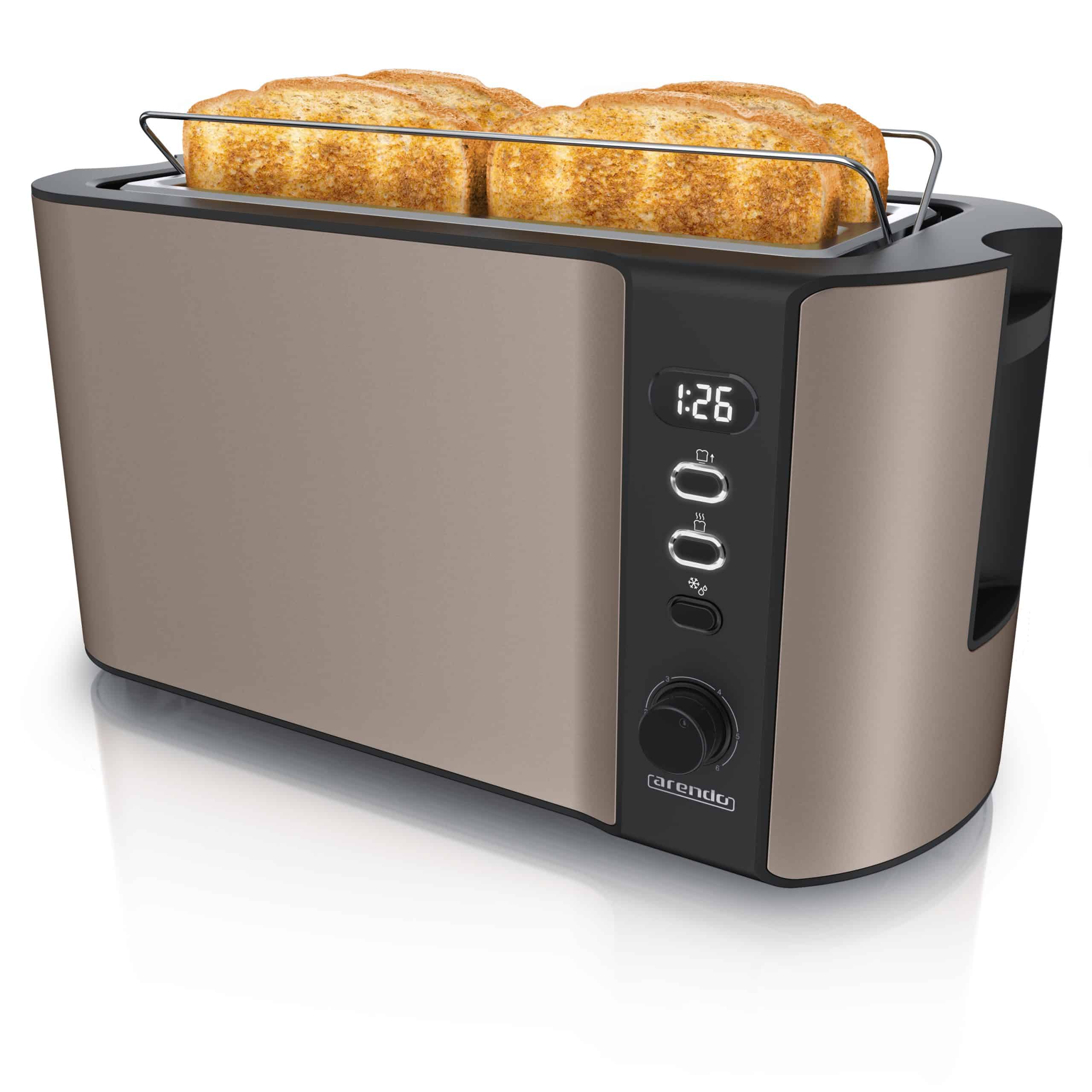 Arendo Toaster für 4 Scheiben