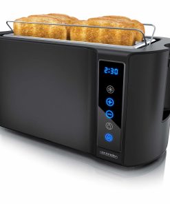 Arendo Toaster für 4 Scheiben Langschlitz 1500 W