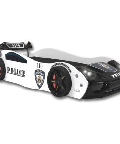 Autobett "Police" Spielbett für Kinder 90x200 inkl. Lattenrost