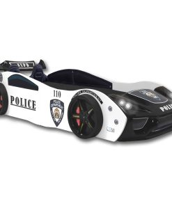 Autobett "Police" + Sportsitze Spielbett für Kinder 90x200 inkl. Lattenrost