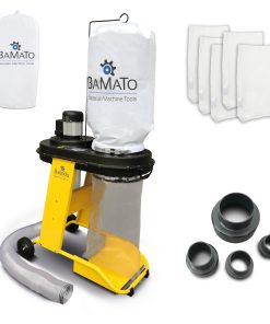 BAMATO Absauganlage AB-550 inkl. Adapter Set und 5 Spänesäcke