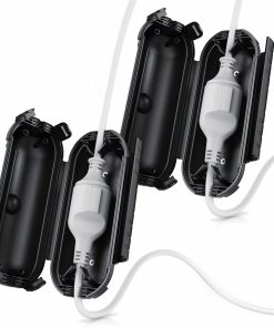 BEARWARE 2x Kabelbox wetterbeständige Schutzbox für Verlängerungskabel