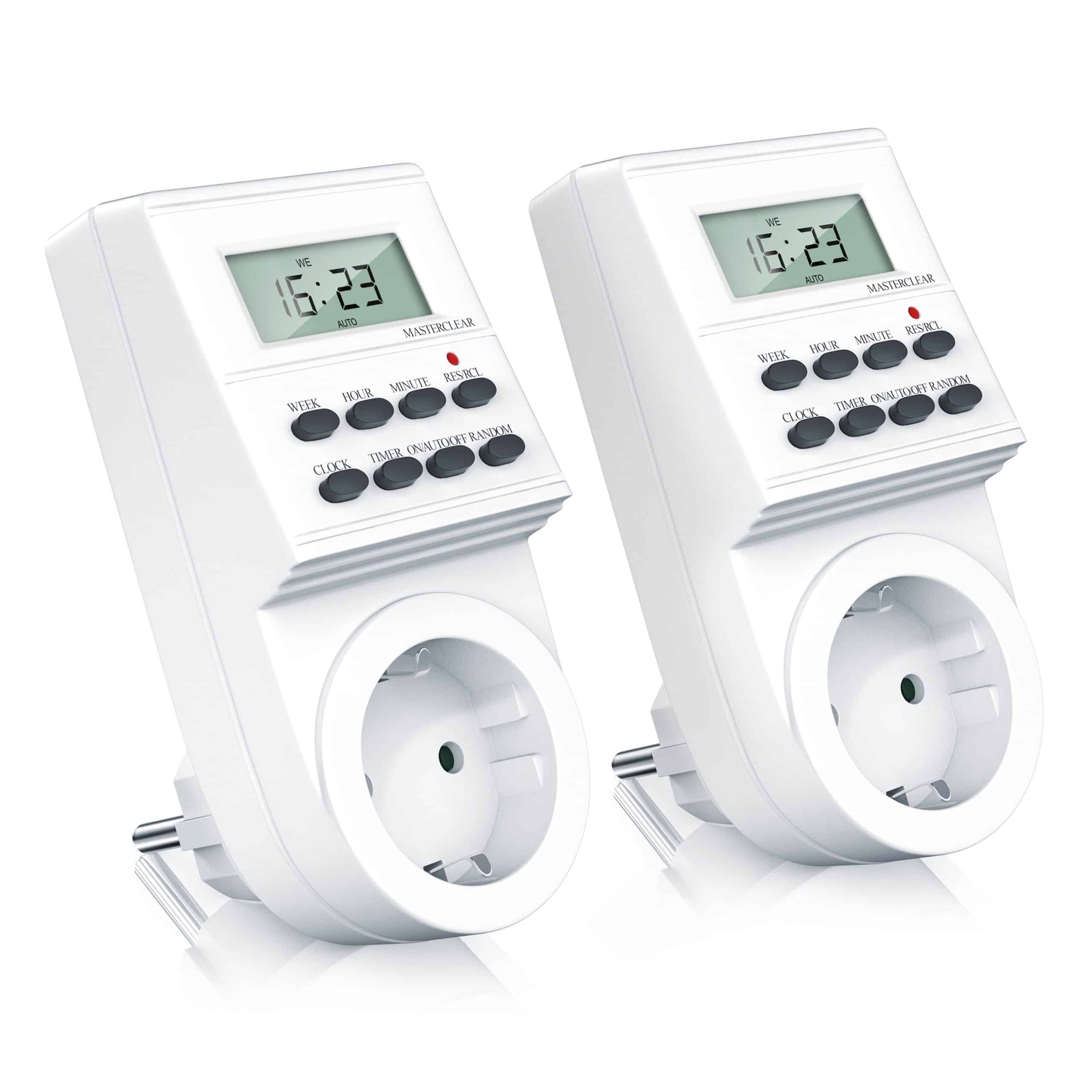 BEARWARE 2x Zeitschaltuhr mit 1