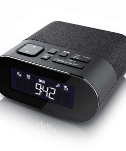 BEARWARE DAB+ Radiowecker - Küchenradio digital - FM und DAB / DAB + Radio mit je 20 Speicherplätzen - 16 Lautstärkestufen - Wecker - große Ziffern