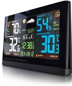 BEARWARE Funkwetterstation - Luftdruck - Temperaturtrend  - Wetterprognose