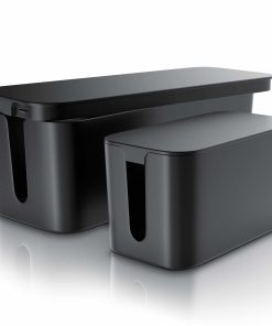 BEARWARE Kabelbox Kabelbox mit Gummifüßen - Kabelmanagement / dezente Optik / Ladebox