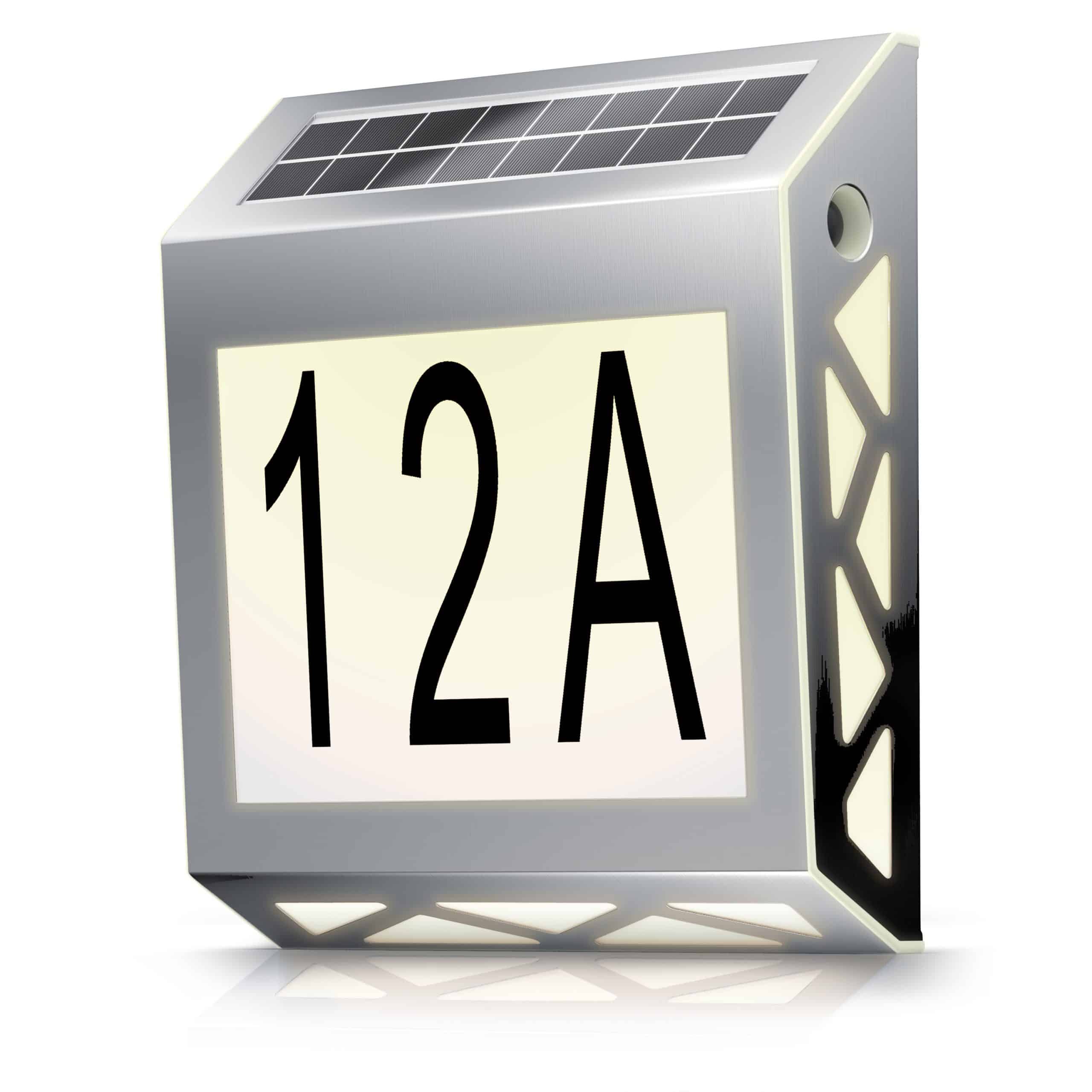 BEARWARE LED Solar Hausnummernleuchte