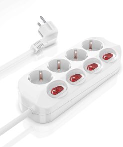 BEARWARE Steckdosenleiste Mehrfachsteckdose Steckerleiste 3680W